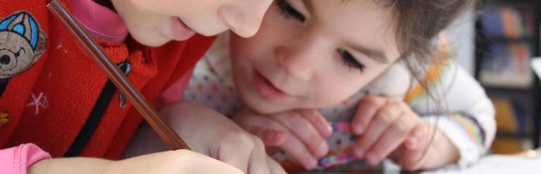 children talking